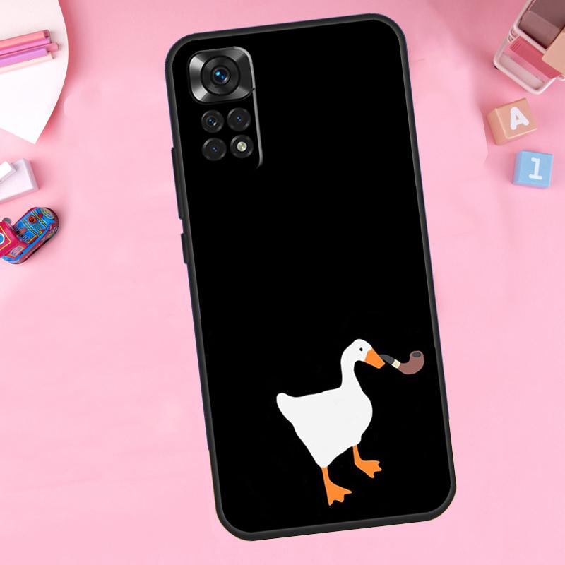 Cartoon Cute Goose For Xiaomi Redmi Note 14 13 Pro 9 10 11 12 Pro 11S 12S Phone Case For Redmi 13C 12C 10C 14C