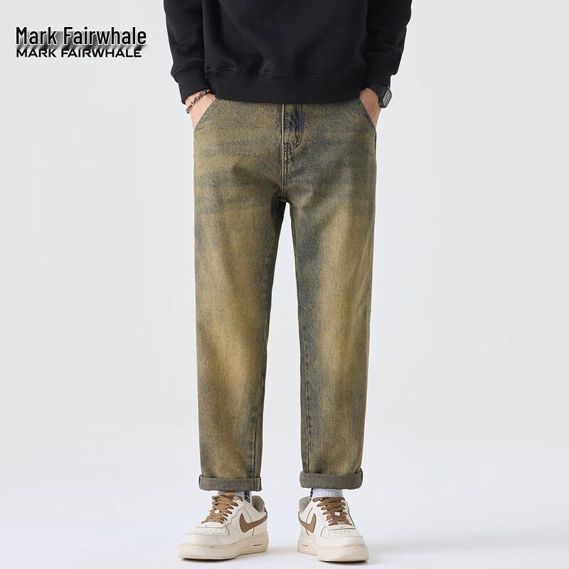 Mark Fairwhale Men's Loose Straight-Leg Jeans