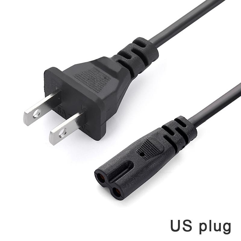 

2 Pin Prong Us/Eu Extension Cable Power Supply Cord European Iec Figure 8 Power Cable For Led Light Electric Shaver Charger