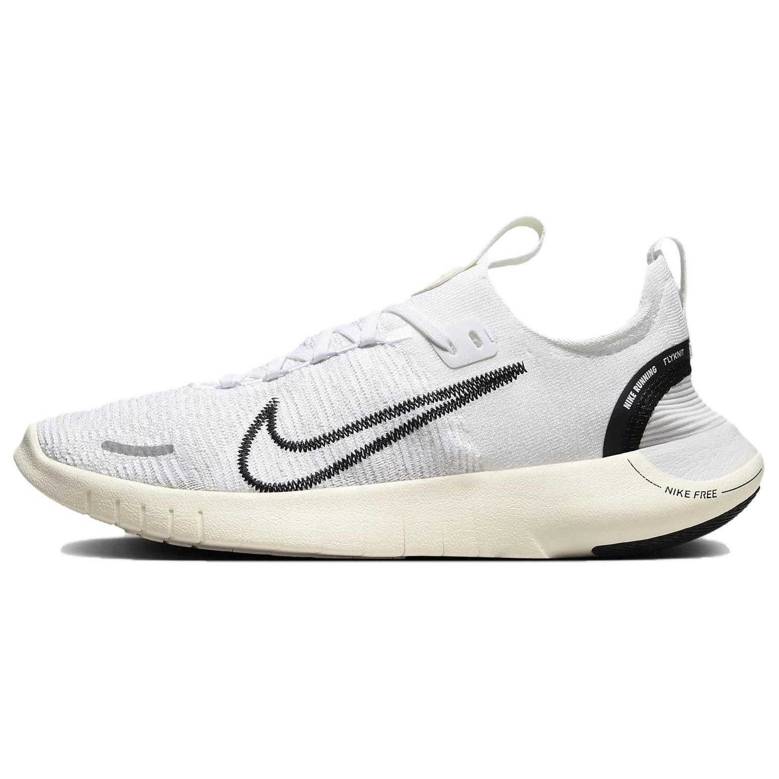 

Nike Free Rn Nn Road Running Shoes White Coconut Milk Photon Dust Black Women s DX6482-100 36.5