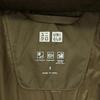 Uniqlo Nahtloser Daunenmantel S beige Herren Gebraucht