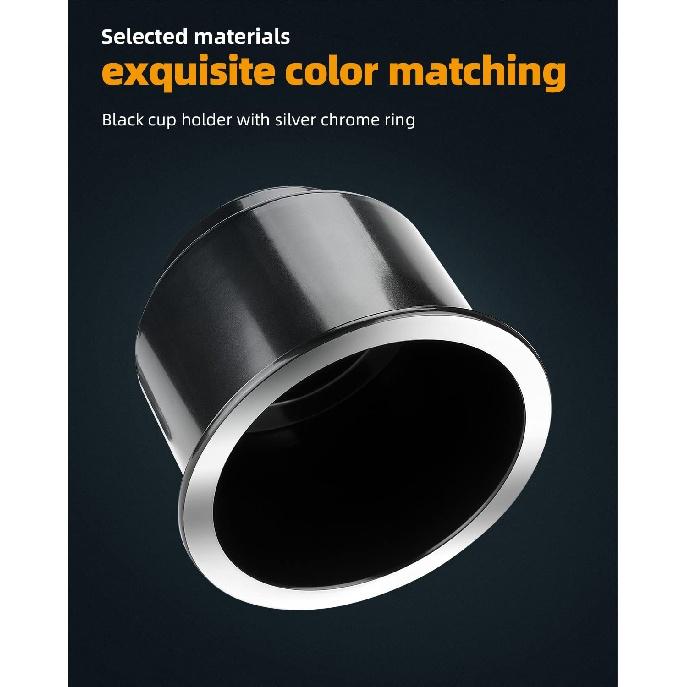 Large Plastic Universal Cup Holder Cup Holder Insert for RV Boat Car Couch Golf Cart Elegant Cup Holder for Pontoon Table