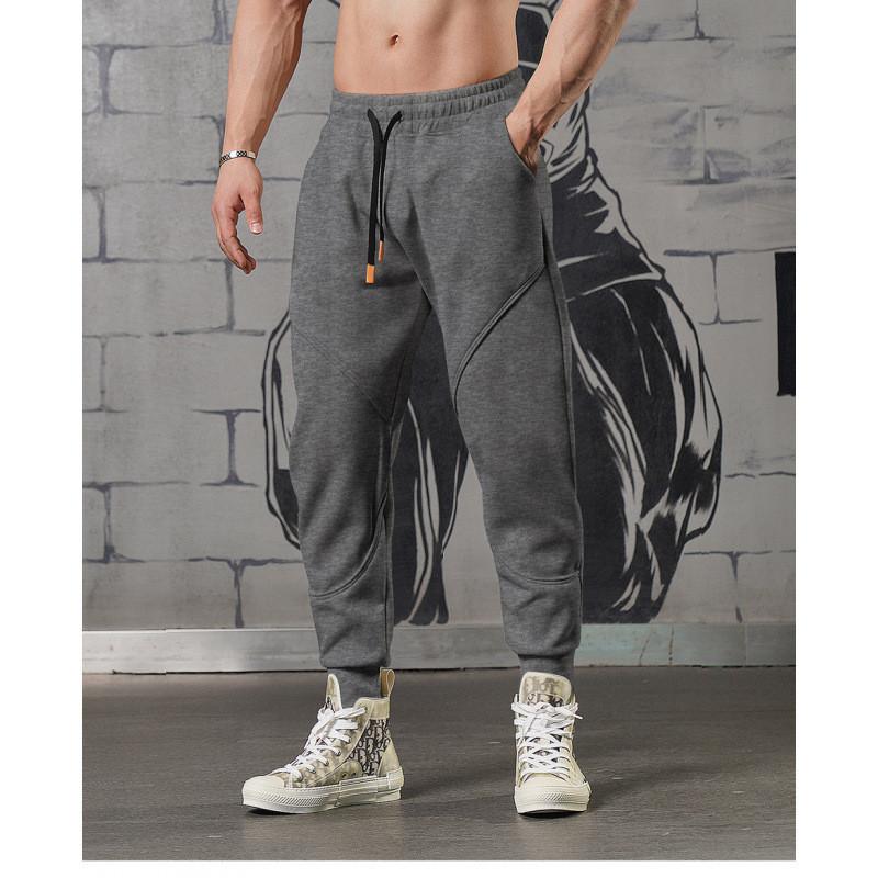 Sport Casual Pants Men With Stretch Fabric For Running And Gym Training