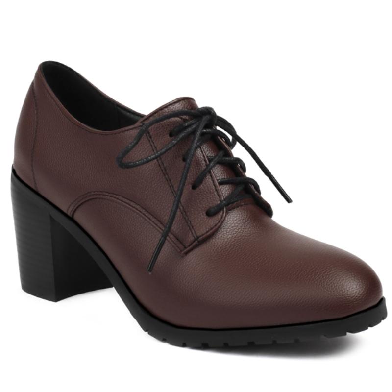 

Повседневные туфли на высоком каблуке, лоферы, коричневые, черные, женские, на каблуке, на шнуровке, повседневные, для вечеринки, офисные, оксфорды, большой размер 45 39 коричневый