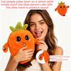 Interactive Motion Sensing Musical Plush Toy with Cartoon Banana Design Soft Stuffed Doll for Children and Home Decor