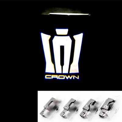 Set of 4 LED Courtesy Door Welcome Lights with Logo Projection for Toyota Crown 15th Generation 220 Series (S22#, ARS220/AZSH2#, GWS224) (CROWN 220)