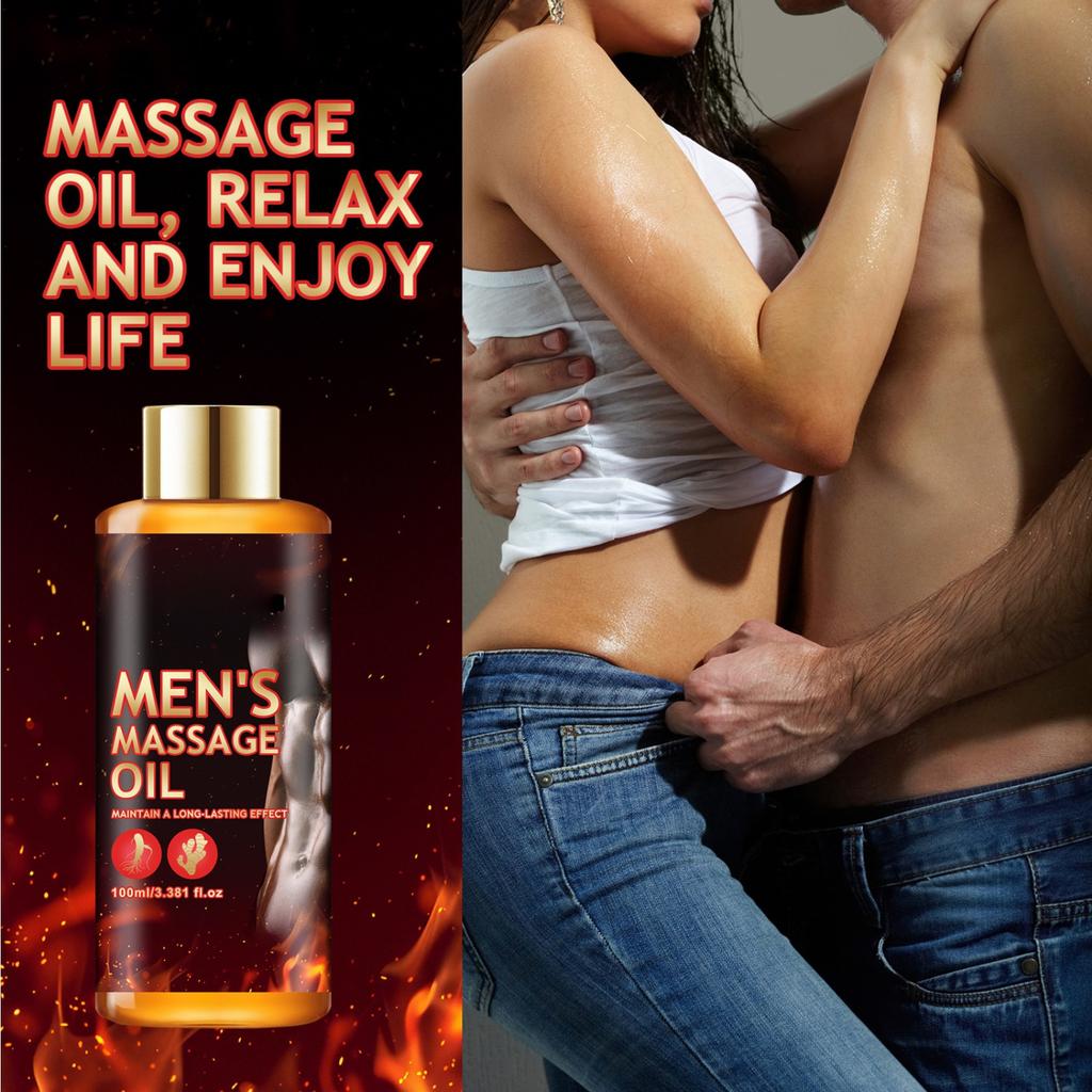 Men's Body Massage Oil Relaxing And Soothing Body Massage Special Serum Oil Moisturizing And Nourishing Serum Oil 100ML