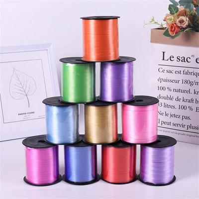 250yard/5mm Tied Balloon Laser Curling Ribbon Tapes Wedding Christmas Party Decoration Accessories Bows Gift Packaging
