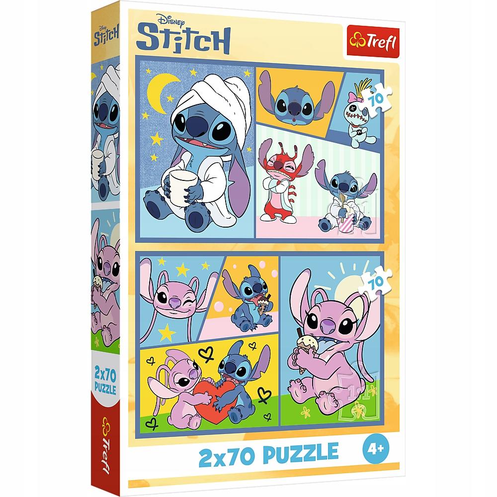 PUZZLE 2X70 MIT STITCH NIE LANGWEILIG 34444