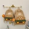 Schultasche Rucksack Mädchen Internet-Berühmtheit Mode Neu Niedlich Cartoon Student Kleiner Rucksack Süßer Stil Campus Burger Kleine Schultasche