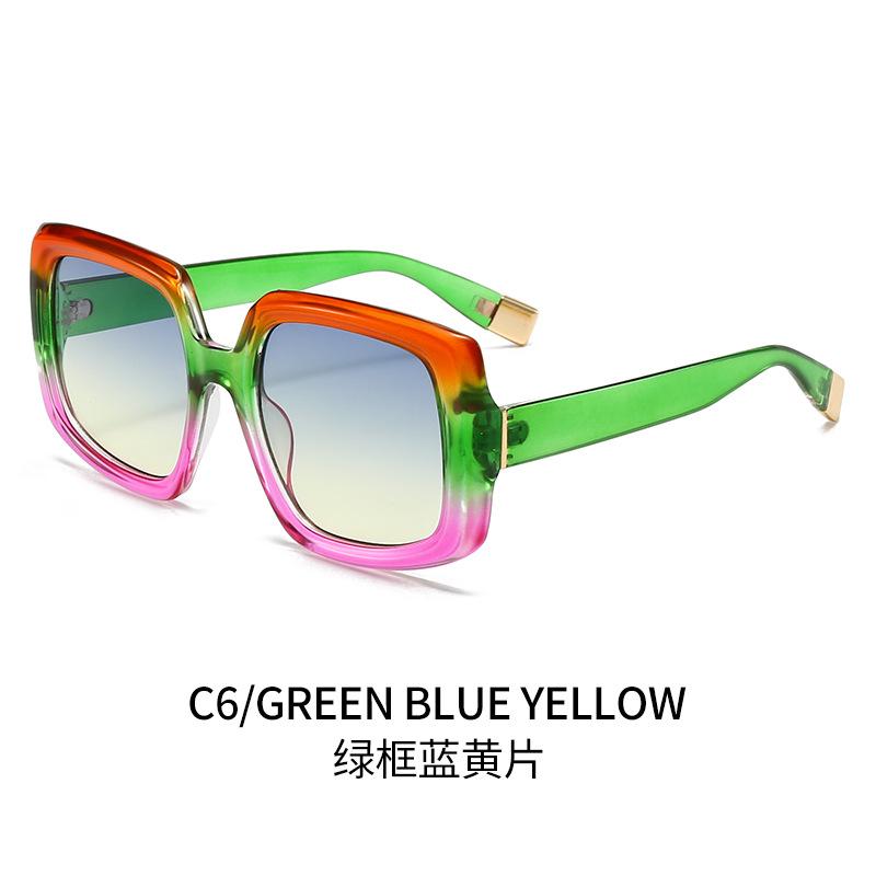 New Stylish Square Sunglasses For Women & Men Trendy Multi-Color Eyewear Chic European & American Fashion Luxe Shades