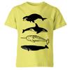 Wal Fisch T-Shirt Herren Damen T-Shirts Oberteil Lustige Grafik Geschenk für Jungen Mädchen Kinder-T-Shirt P1 ODER A