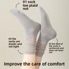5 Pairs of Women's Summer Solid Color Cotton Breathable Loose Mouth Cool Feeling In The Middle Tube Pile Socks