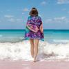 Mermaid Beach Towel – Quick-Dry, Lightweight Microfiber Travel Blanket, 100% Polyester, Machine Washable, for Beach & Holidays