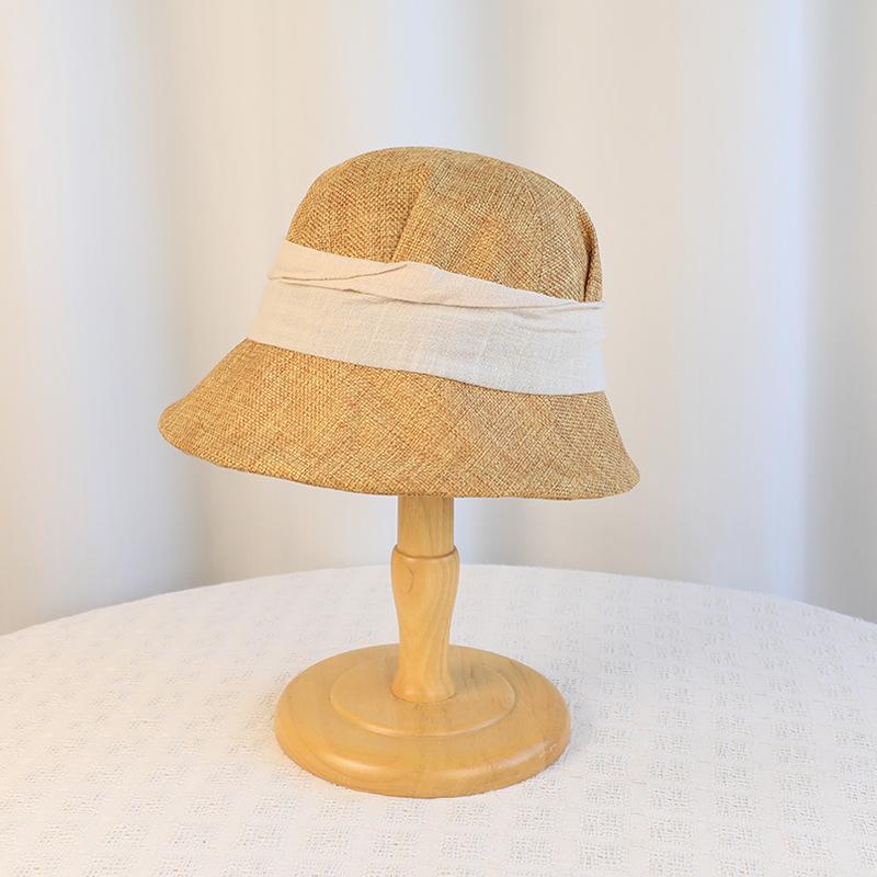 Summer Outdoor Sunshade Hat Women's Big Brim Fisherman Hat Retro Basin Hat