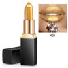 Gouden Lippenstift Nieuwe Mode Waterdichte Matte Lippenstift Langdurige Sexy Lip Stick Zeemeermin Shimmer Lippenstift Luxe Make-up Cosmetische