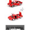 1/32 Corvette C2 Sting Ray Alloy Sports Car Model Diecasts Metal Classic Racing Car Vehicles Model Sound and Light Kids Toy Gift