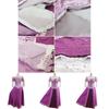 Elegant Adult Fairytale Princess Tangled Rapunzel Cosplay Costume For Halloween Parties