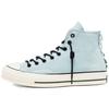 Chuck 70 Nubuck Leather Comfortable Casual High-Top Canvas Shoes Unisex Sneakers Blue 166000C