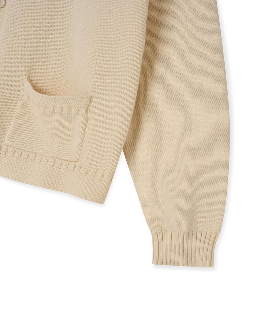 Heavyi Fisherman Heavy Cardigan_Ivory