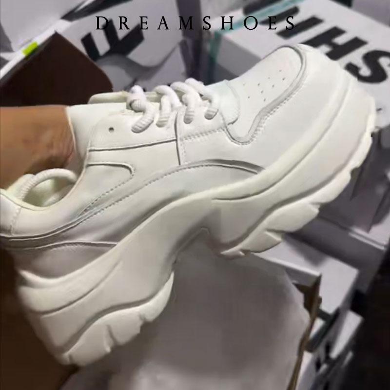 

Fashion Platform Genuine Leather Mens Casual Shoes Thick Bottom Increase Men Sneakers Trendy Man Oxfords Shoes Formal Dress Footwear 45 белый