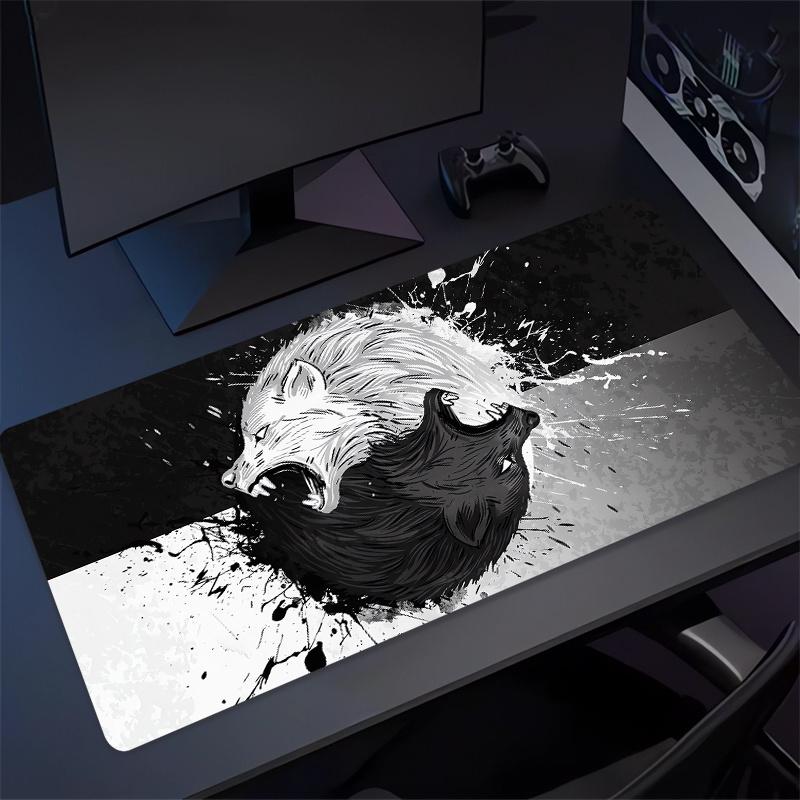Simple Rectangle Mouse Pad Cloth Material NonSlip Base Mouse Mat For Office Home Gaming Study Computer Laptop Desktop 400x800x2mm