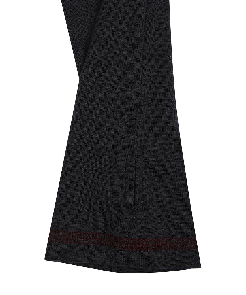 Yusentig Stitch Off-Shoulder T-Shirt Charcoal Gray Aw5Xe2329E