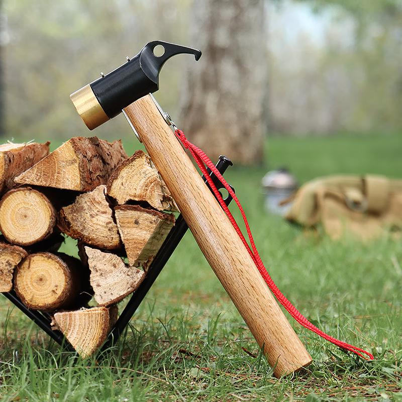JINGRUIXIANG Multi-functional Wooden Handle Hammer