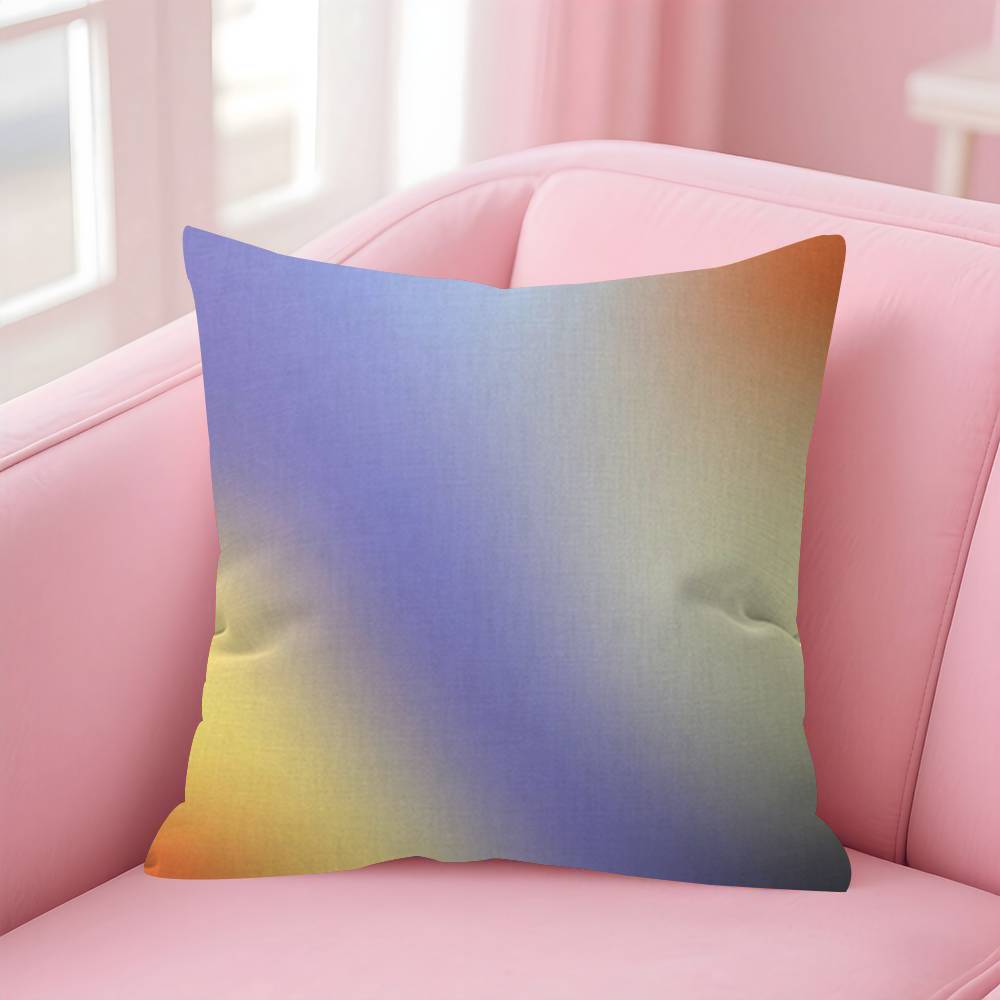 Gradient Halo Pillowcase Toon Gift Cushion Cover Bedroom Home Sofa Chair Seat Decor Pillow Case
