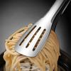 7912Inch Stainless Steel Food Clip Non Slip Bbq Tongs Silicone Non-Slip Handle Meat Salad Bread Clip Home Kitchen Baking Tool