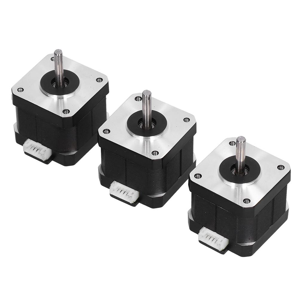 5Pcs Stepper Motor High Accuracy Stability Uniform Speed Lower Noise 0.9 Degree Three Dimensional