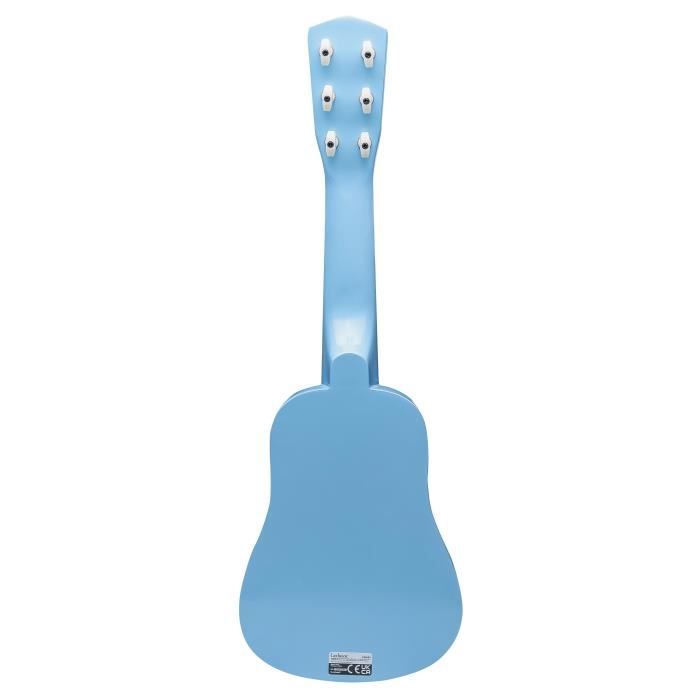 Lexibook, Bluey, Ma première Guitare pour Enfant, 6 Cordes en Nylon, 53 cm, Guide Inclus, Dès 3 ans