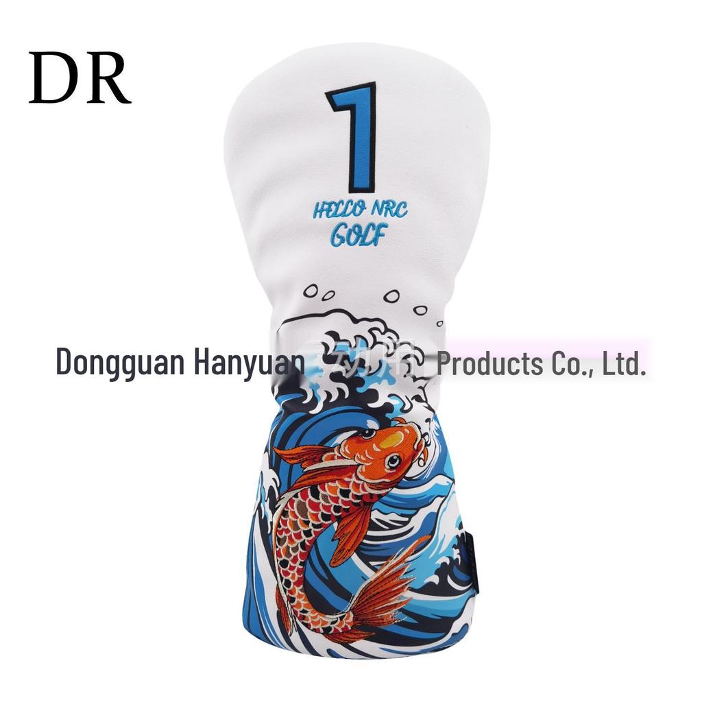 Koi Golf Club Headcover Set - Wood & Putter Covers for Adults