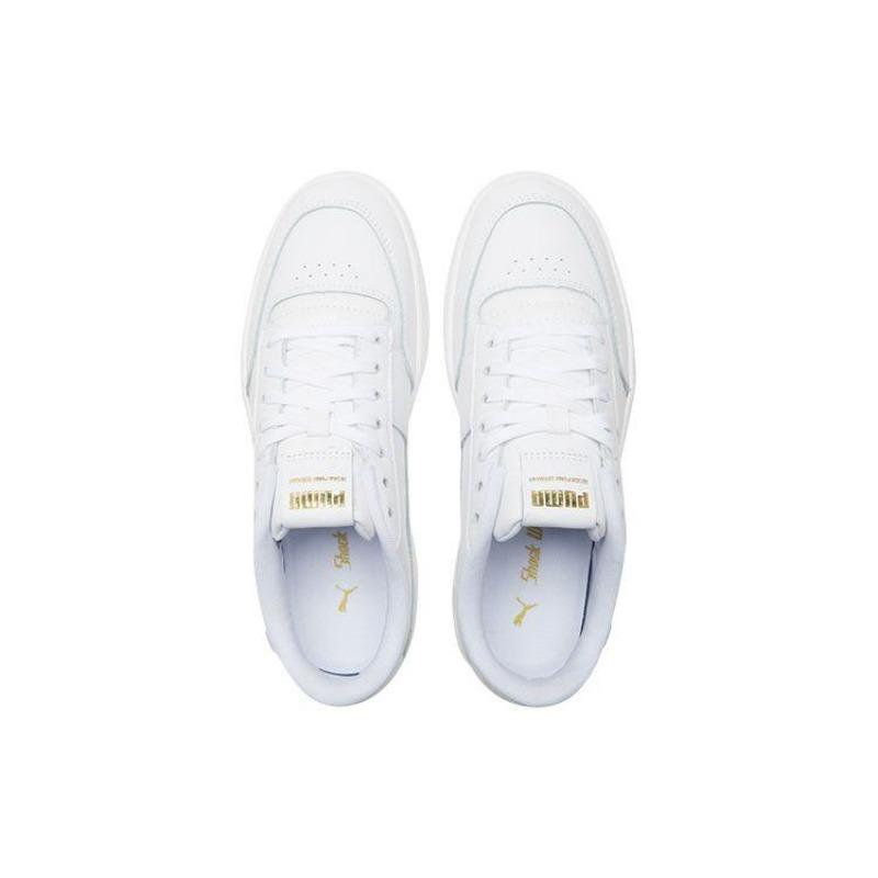 PUMA Ralph Sampson Mc Clean Unisex Low Skate Shoes White Gold 375368-01