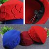 Fashion Women's Beret Baggy Beanie Hat Double Flower Airline Stewardess Cap