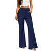 Women's Color Wide Leg Business Pants Loose Fit Straight Leg Trousers