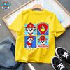 Paw Patrol Chase Boys T Shirt Puppy Dog Happy Birthday Numbers Children Girls T-shirts Summer Tops Clothes Kids Party Gift New