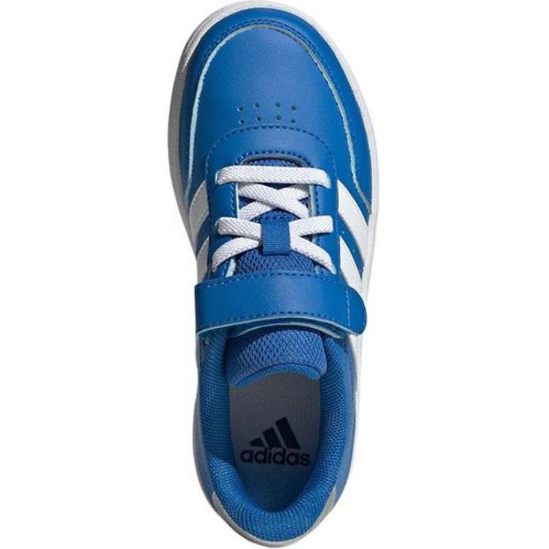 Adidas BREAKNET 2.0 Slip Resistant Abrasion Resistant Low top Kids' Skateboarding Shoes Blue Kids' Sneakers JI1685