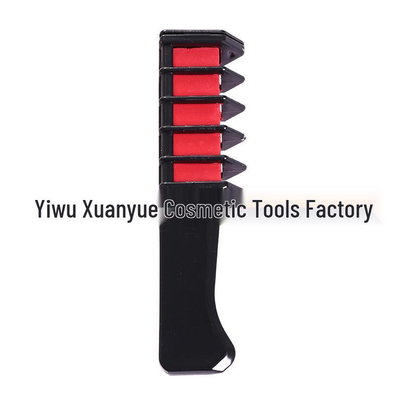 Mehrfarbiges Einweg-Mini-Haarfärbe-Kammset