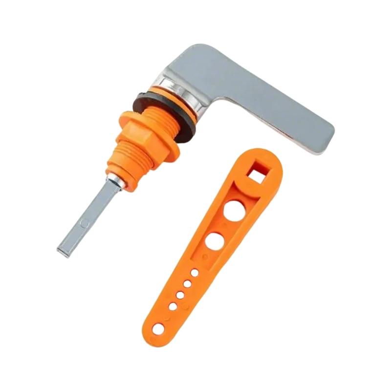 Toilettenspülgriff Ersatzteile Zinklegierung Toilettenspülgriff Spülhebel für die meisten Spülkästen