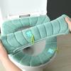 Toilet Seat Cushion Winter Warm Seat Cover Washable Universal Toilet Seat Cover Bathroom Toilet Lid Cover Accessories MTGT01