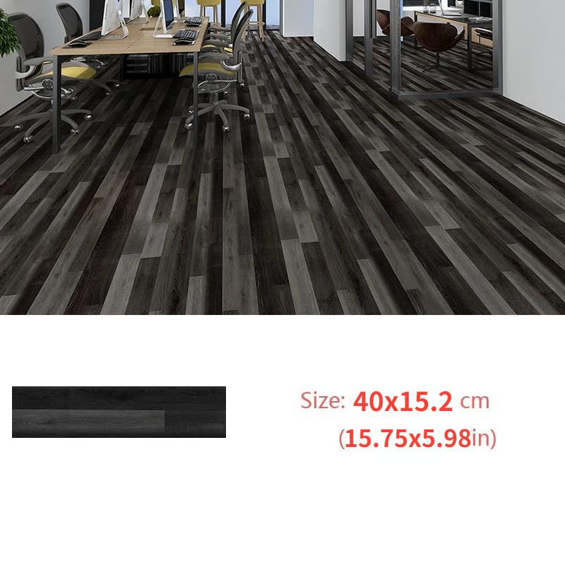 10 Stück 40x15cm PVC Bodenaufkleber Selbstklebende Aufkleber Wasserdicht Verdickt Holzmaserung Bodenaufkleber Aufkleber Wohnzimmer