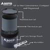 SOTO Cookware Mug Set for and Outdoor Activities Thermolite & 4-Piece - Lightweight, Compact, Solo/Duo Use, Hiking, Trekking, Camping, - SOD-522