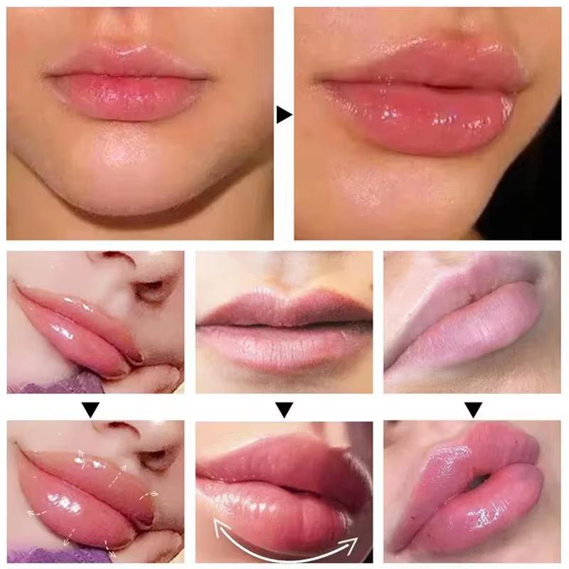 Lippenaufpolsterndes Ätherisches Öl Sofortige Sexy Lippenpflege Nährend Anti-Falten Feuchtigkeitsspendend Ultimatives Aufpolsterndes Lippenstift-Gloss Serum Kosmetik