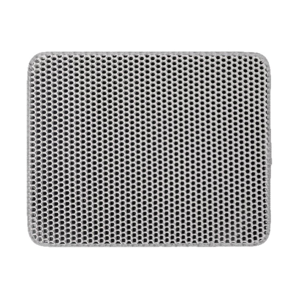 EVA Double-Layer Cat Litter Mat - Anti-Tracking, Waterproof, Non-Slip, High-Efficiency Filter.