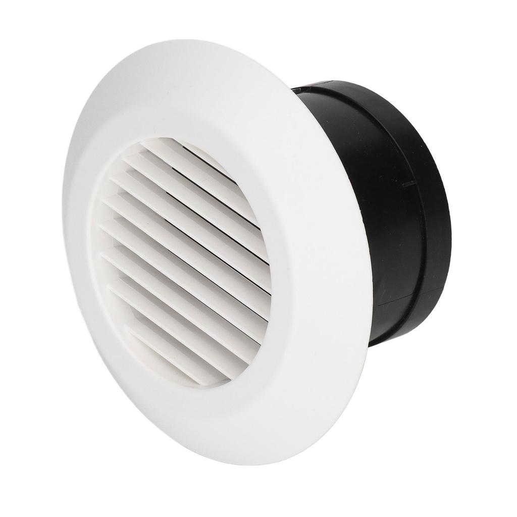 Round Air Vent ABS Louver Grille Cover Soffit for Bathroom Office Kitchen Ventilation 4in
