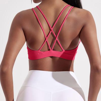 High-Strength Shockproof Quick-Dry Bare-Feel Fitness Bra for Yoga, Running, and Sports - Women's Sportswear Innerwear.