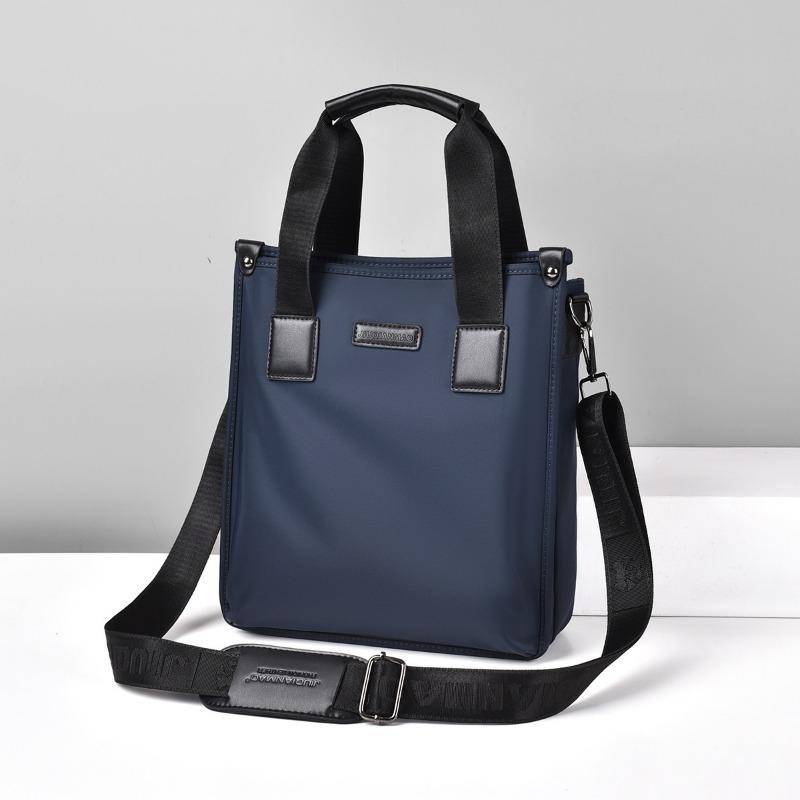 New Men's Handbag Vertical Briefcase Men's Bag Business Bag Oxford Cloth Backpack Multi-layer Messenger Bag