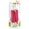 Outils pour pâte à sucre - SCRAPCOOKING - Lot de 8 - Double embouts (16 fonctions) - Blanc/Rose