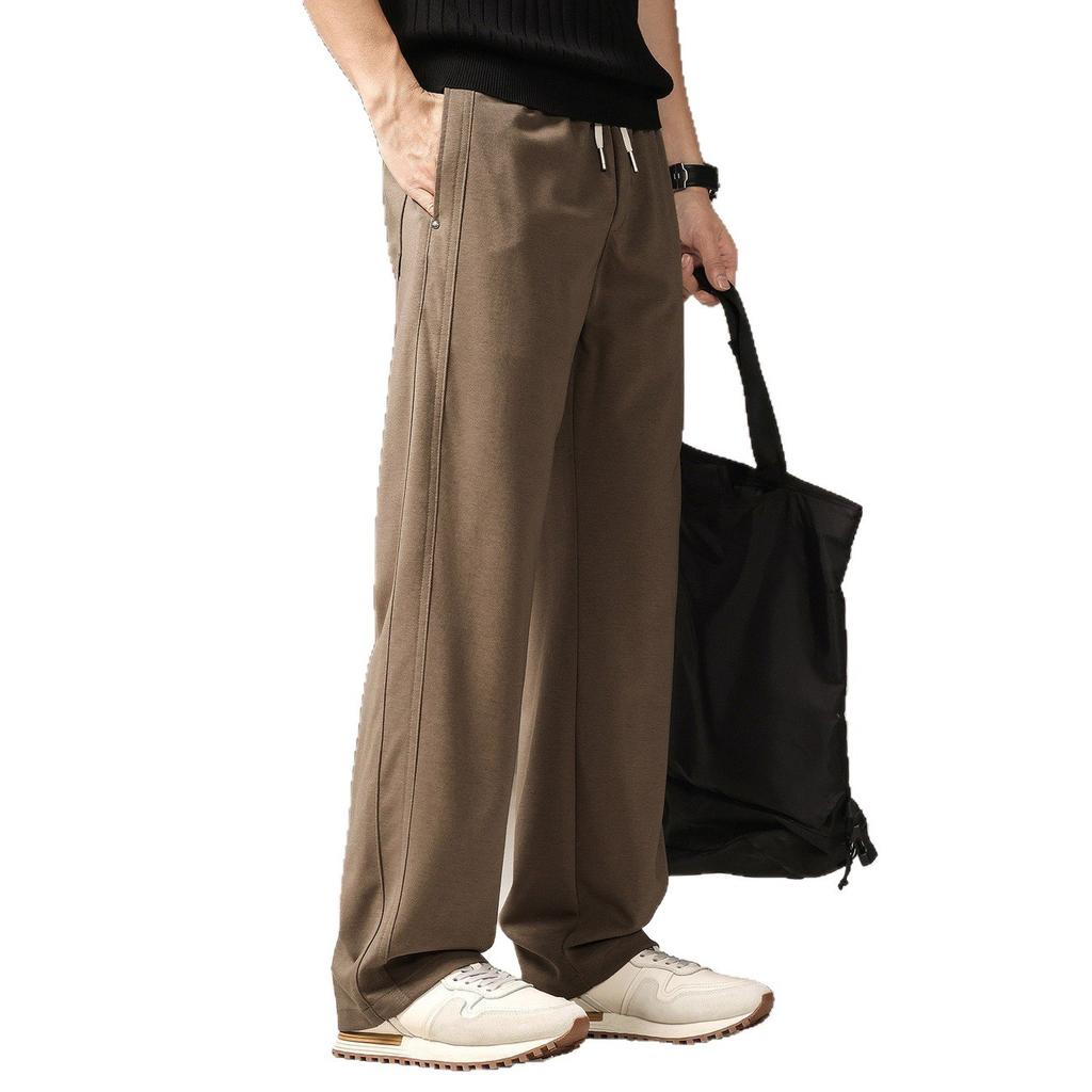 High-end American Retro Simple Straight Casual Pants Men's Summer Thin Cold Loose Drape Versatile Trousers